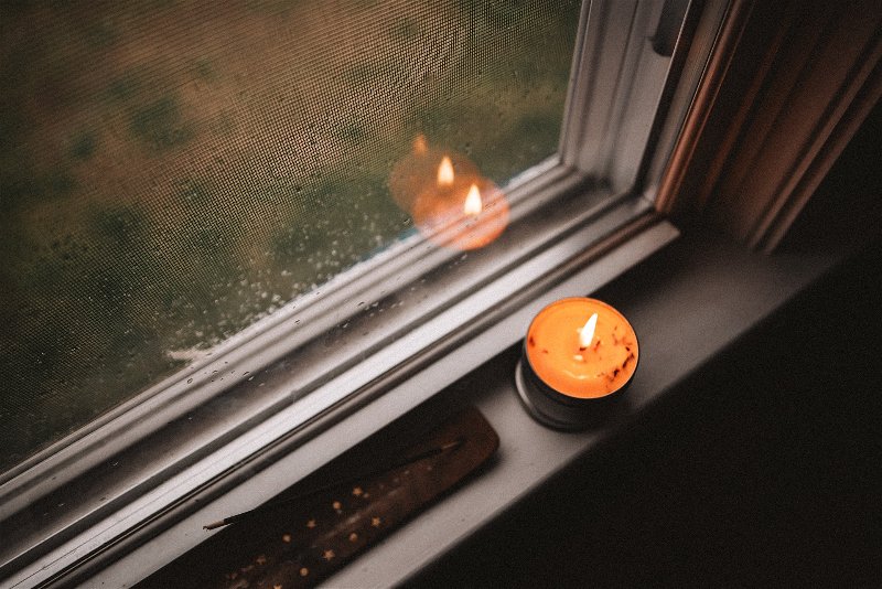Imagem de uma vela de incenso